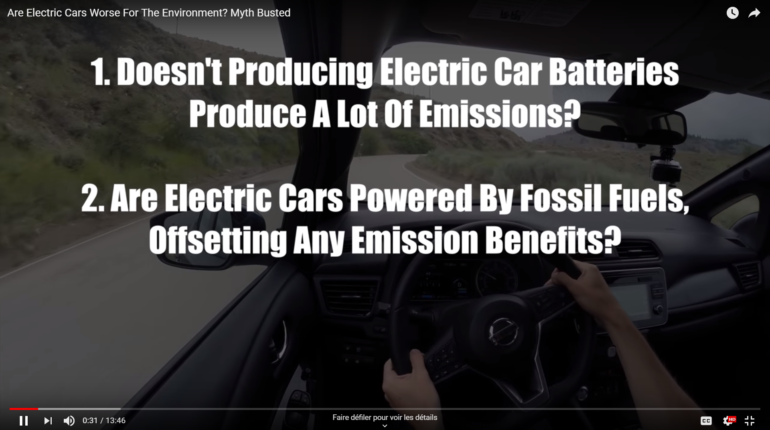 Electric cars emissions vs conventional 2 big questions